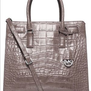 Michael Kors Dillon Croc Embossed N/S Tote